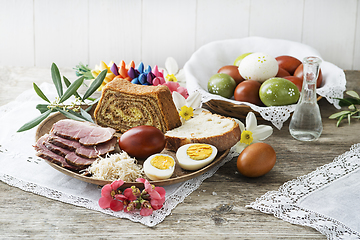 Image showing Easter traditional food 