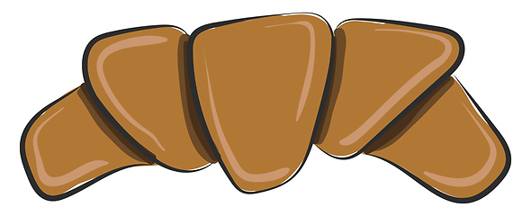 Image showing Image of croissant France, vector or color illustration.