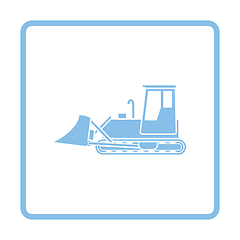 Image showing Icon of Construction bulldozer