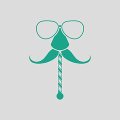 Image showing Glasses and mustache icon