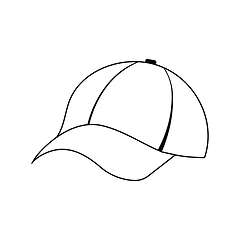 Image showing Baseball cap icon