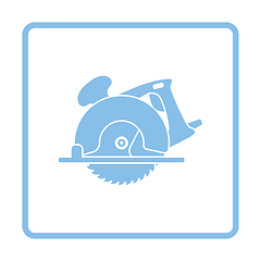 Image showing Circular saw icon