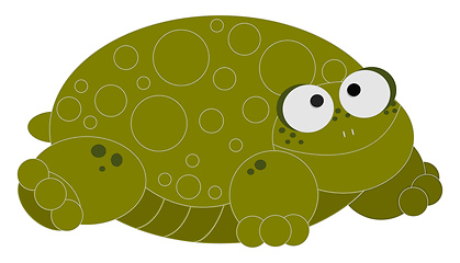 Image showing Turtle vector color illustration.