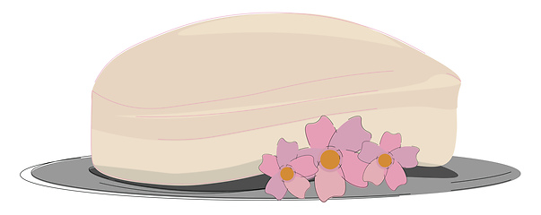 Image showing Cream soap, vector or color illustration.