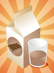 Image showing Chocolate milk