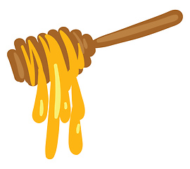 Image showing Sweet honey vector or color illustration