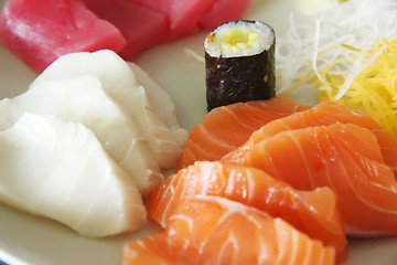 Image showing Sashimi arrangement