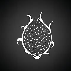 Image showing Icon of Dragon fruit