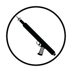 Image showing Icon of Fishing  speargun 