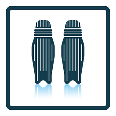 Image showing Cricket leg protection icon