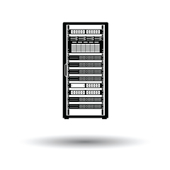 Image showing Server rack icon