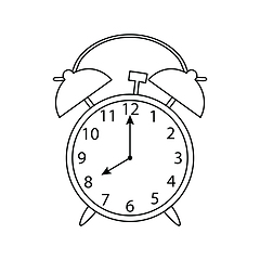 Image showing Alarm clock icon