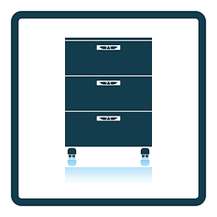 Image showing Office cabinet icon