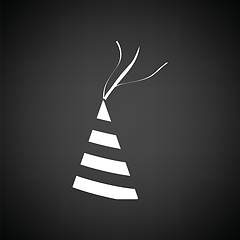 Image showing Party cone hat icon