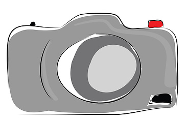 Image showing Modern camera vector illustration 