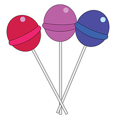 Image showing Colorful lollipops 