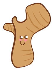Image showing Image of cute ginger, vector or color illustration.