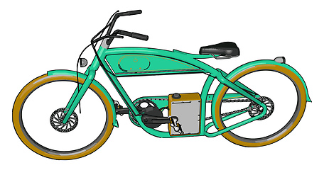 Image showing Biking vector or color illustration