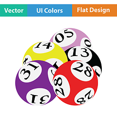 Image showing Lotto balls icon