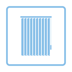 Image showing Office vertical blinds icon