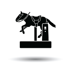 Image showing Horse machine icon