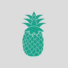 Image showing Icon of Pineapple