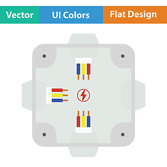 Image showing Electrical  junction box icon