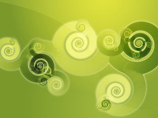 Image showing Swirly spiral background