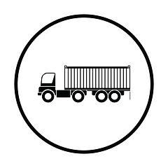 Image showing Container truck icon