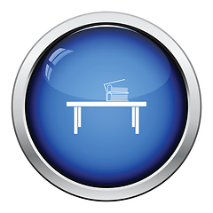 Image showing Office low table icon