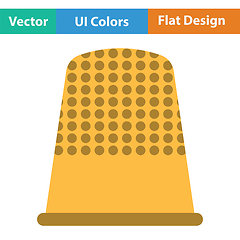 Image showing Tailor thimble icon