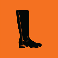 Image showing Autumn woman boot icon