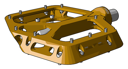 Image showing Fiber paddle small but important parts vector or color illustrat