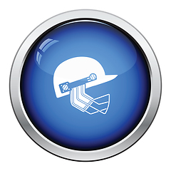 Image showing Cricket helmet icon