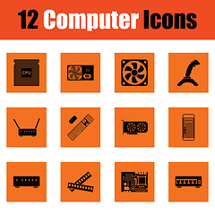 Image showing Set of computer icons