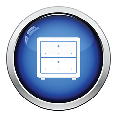 Image showing Bedroom nightstand icon