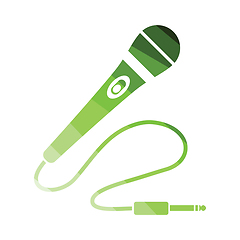 Image showing Karaoke microphone  icon