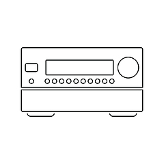 Image showing Home theater receiver icon