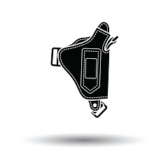 Image showing Police holster gun icon