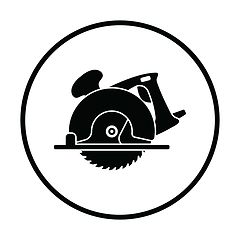 Image showing Circular saw icon