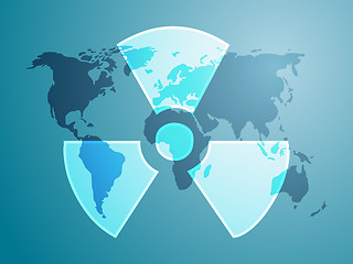 Image showing Radiation symbol