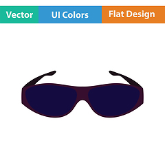 Image showing Poker sunglasses icon