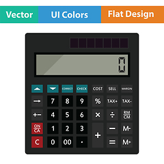 Image showing Statistical calculator icon