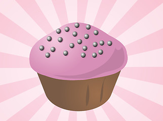 Image showing Cupcake illustration