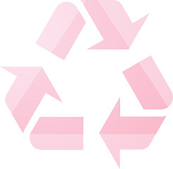 Image showing Recycling eco symbol