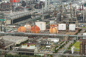 Image showing Industrial factory in Yokkaichi city