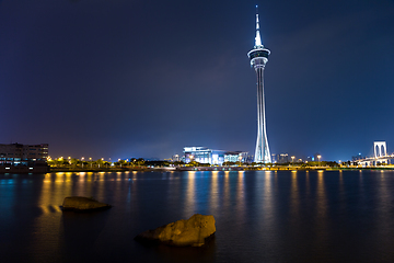 Image showing Macao cityscape at night