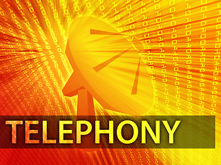 Image showing Telephony illustration