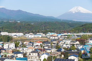 Image showing Mountain Fuji in shizouka city