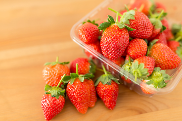 Image showing Strawberry in packing